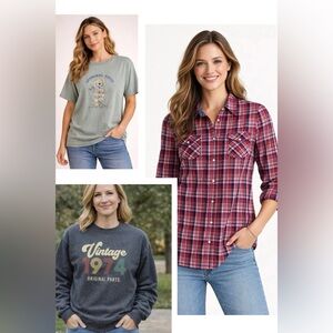 Bundle | Charter Club, Vintage 1974, Grandma’s House, Free Country | Large